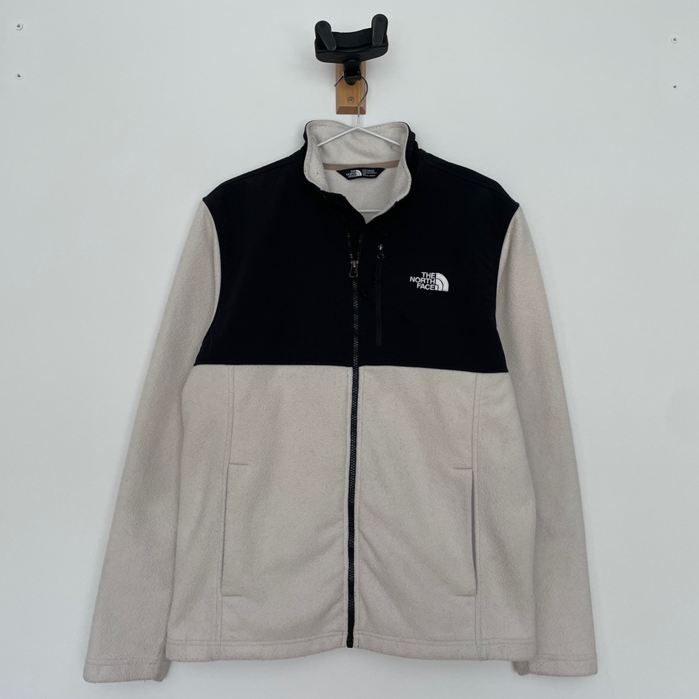 The North Face Black & Cream Denali Fleece Jacket Men’s M